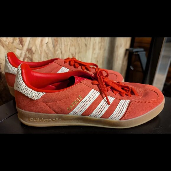 Adidas Originals Gazelle in Scarlett Wonder White Gum - Womens 10 - Picture 3 of 7